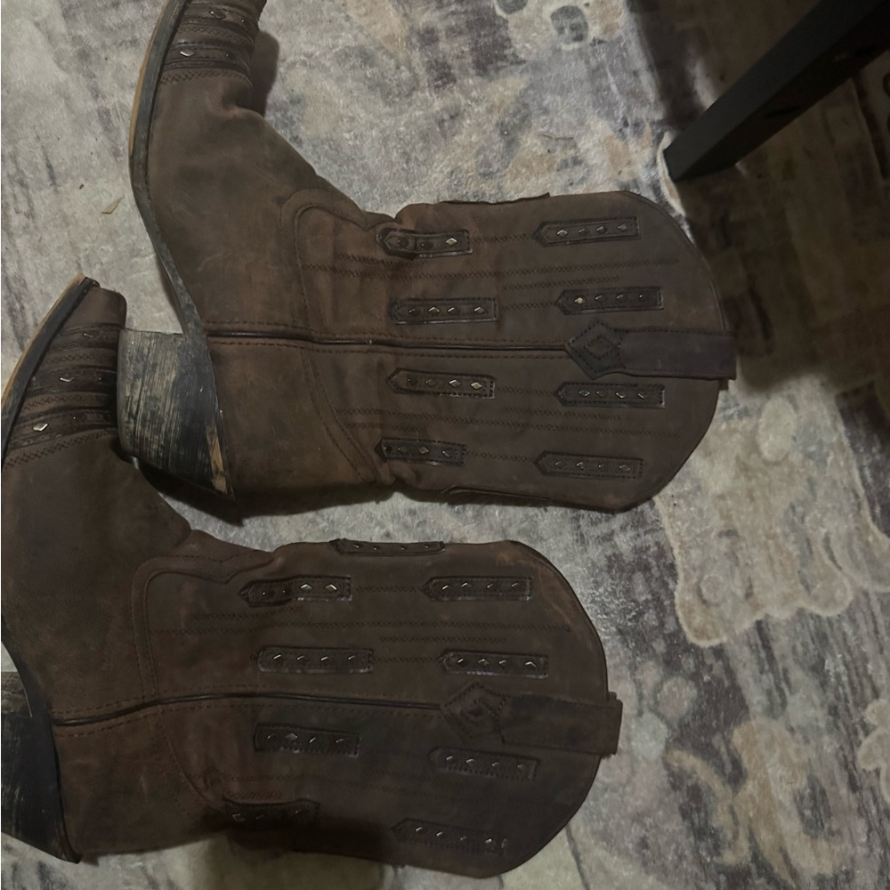 Roper Brown Heeled Boots